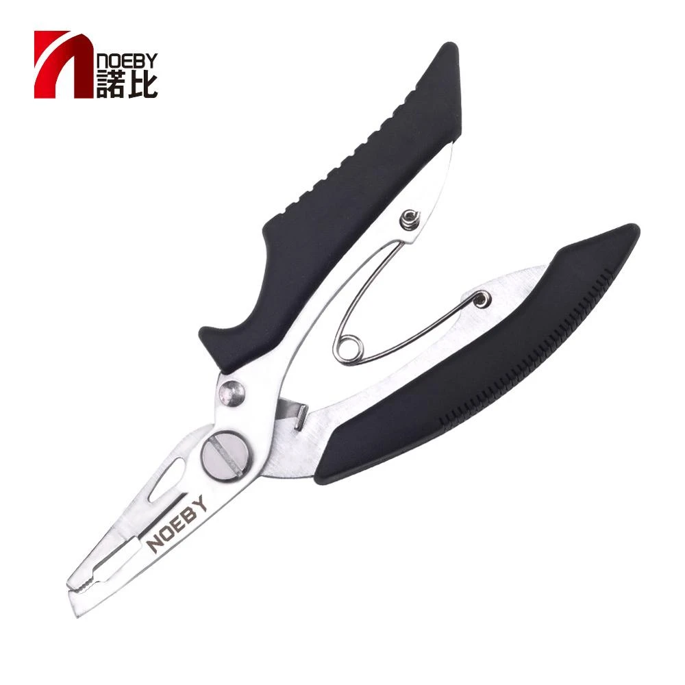 NOEBY Stainless Steel Fish Control Grip Gripper Lure Multifunctional Plier Hook Plier Fish Pliers Fishing Tools Tackle Set