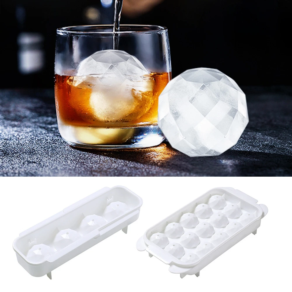 4/15 holes Ice Ball Mold Safe PP Frozen Ice Cube Whiskey Ice Ball Mold Multi-purpose Ice Tray Flexible Ice Maker Trays-ice Maker