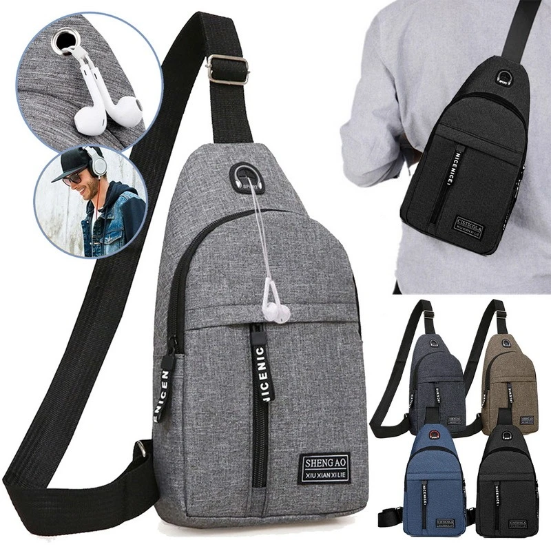 Small Canvas Chest Pack for Men Women Crossbody Bags Hip Hop Streetwear Bag Fanny Pack Multifunction Mini Belt Waist Chest Bag