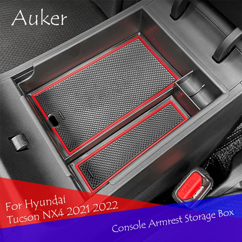 Car Interior Decoration Console Armrest Container Storage Box Refit Accessories Styling For Hyundai Tucson 2021