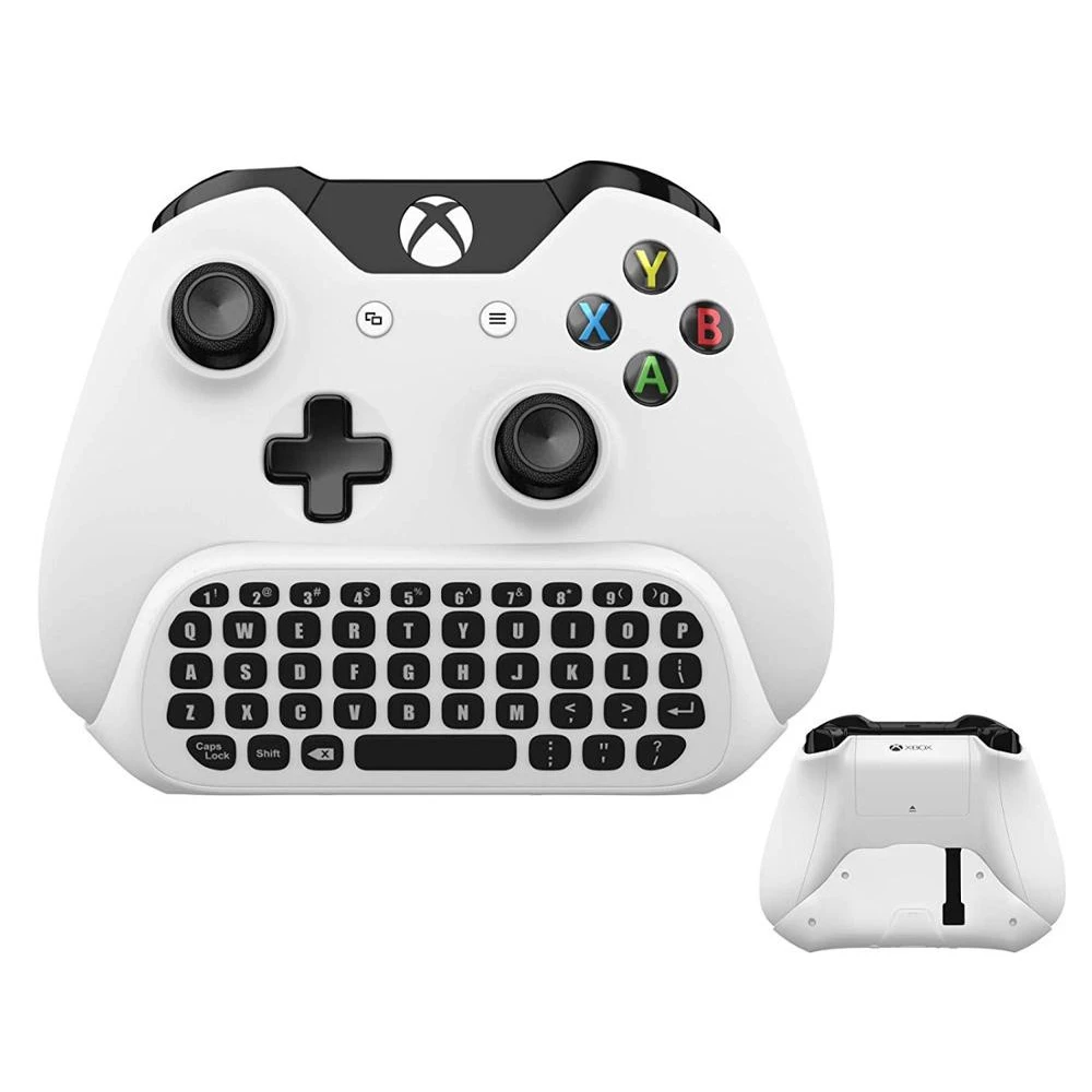 Wireless Keyboard ChatPad for Microsoft Xbox One QuickType Keyboard White with USB Receiver For Xbox One Game Controller Gamepad