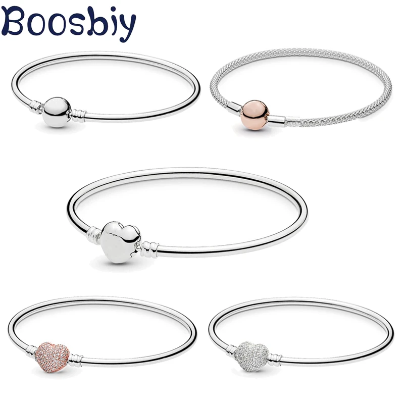 Boosbiy High Quality Fashion Brand Bracelet & Bangle For Women DIY Beads Charm Bracelet Jewelry Making Dropshipping