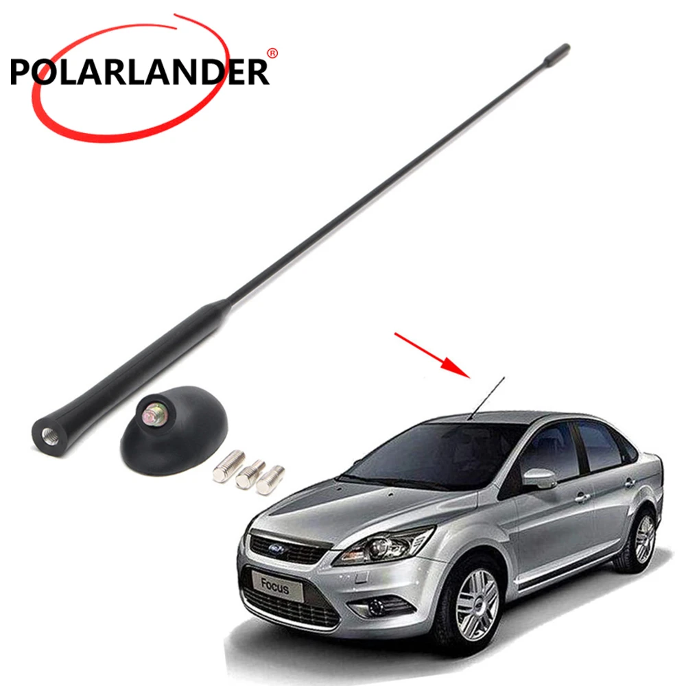 Antenna For Ford/Focus 2000-2007 Mast Auto Black with Base Kit Aerial Car Roof