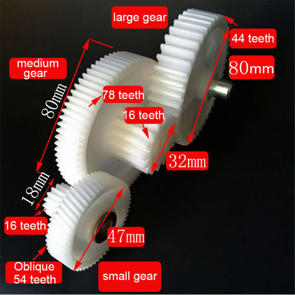 3pcs/set Meat Grinder Mincer Parts Plastic Gears for VITEK Spare Parts for Meat Grinders