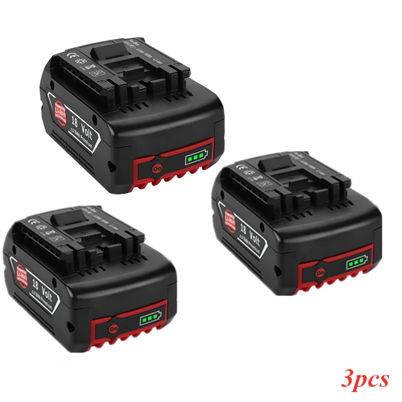 18V 10.0Ah for Bosch Electric Drill 18V 10000 mAh Li-ion Battery BAT609, BAT609G, BAT618, BAT618G, BAT614, 2607336236 charger