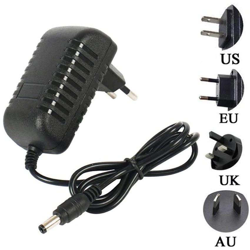 Russia Thailand 3V 5V 6V 7V 10V 9V 12V 1A 1.5A 2A AU US UK EU DC Power Adapter 5.5*2.5 Monitor Regulation Charger Adaptor Supply