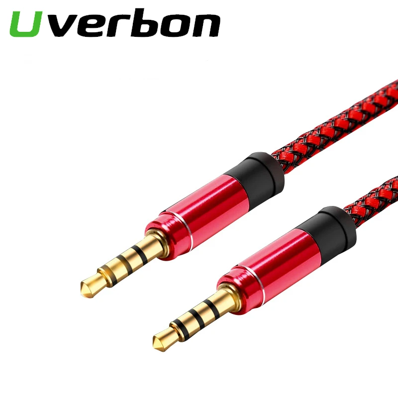 Universal Jack Aux Cable 3.5 mm to 3.5mm Audio Cable Male to Male Kabel Car Aux Cord for iphone Headphone Speaker Wire Jack Cabo