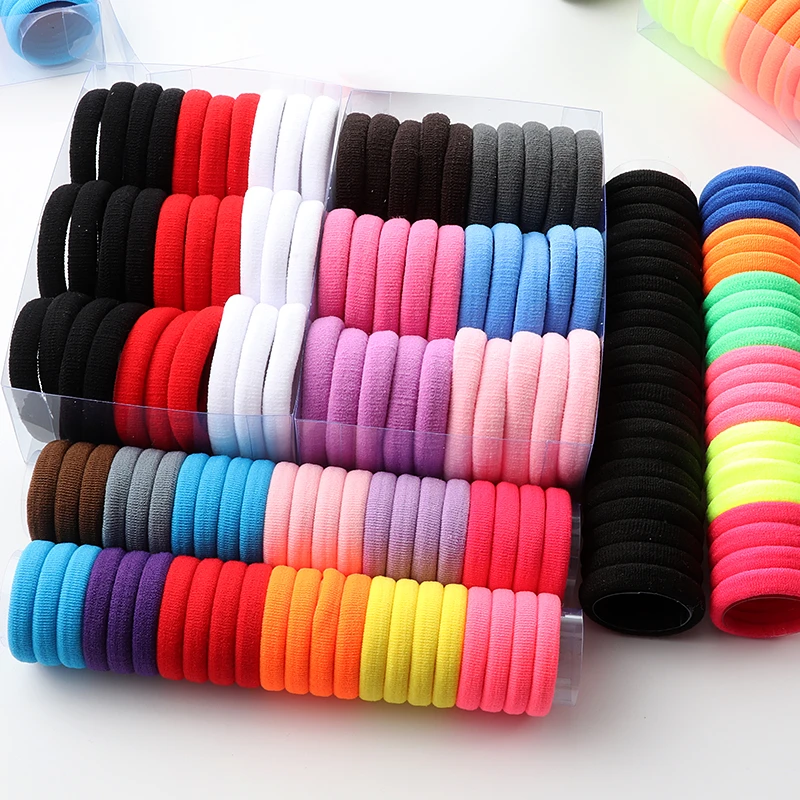 30/66pcs Girls Rubber Band Elastic Hair Bands For Ponytail Headband Hair Ties Headwear Scrunchies Hairband Hair Accessories