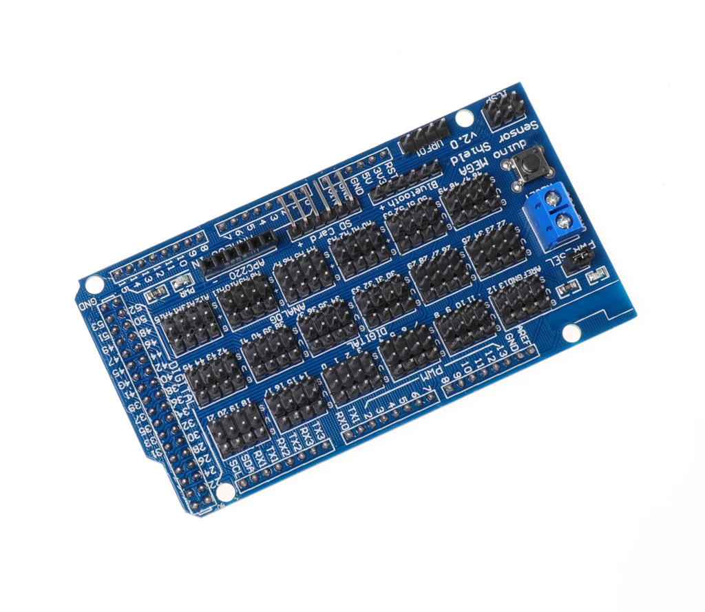 For Arduino MEGA Sensor Shield V1.0 V2.0 Dedicated Expansion Development Board MEGA 2560 Sup IIC Bluetooth SD Robot Parts DIY