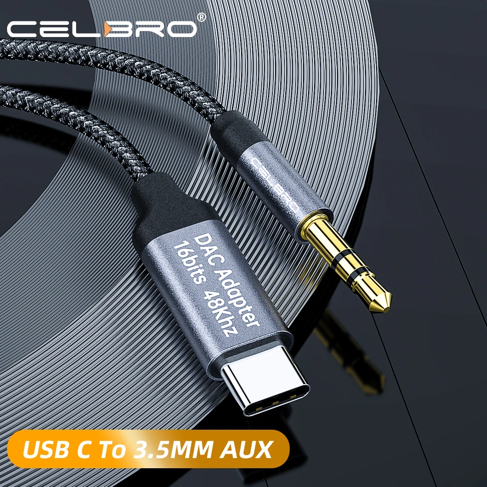 USB C To 3.5mm AUX Headphone Type C 3.5 Jack Adapter Audio Cable for Samsung s21 Note 10 Plus 5g Xiaomi Mi 11 10 Headset Speaker