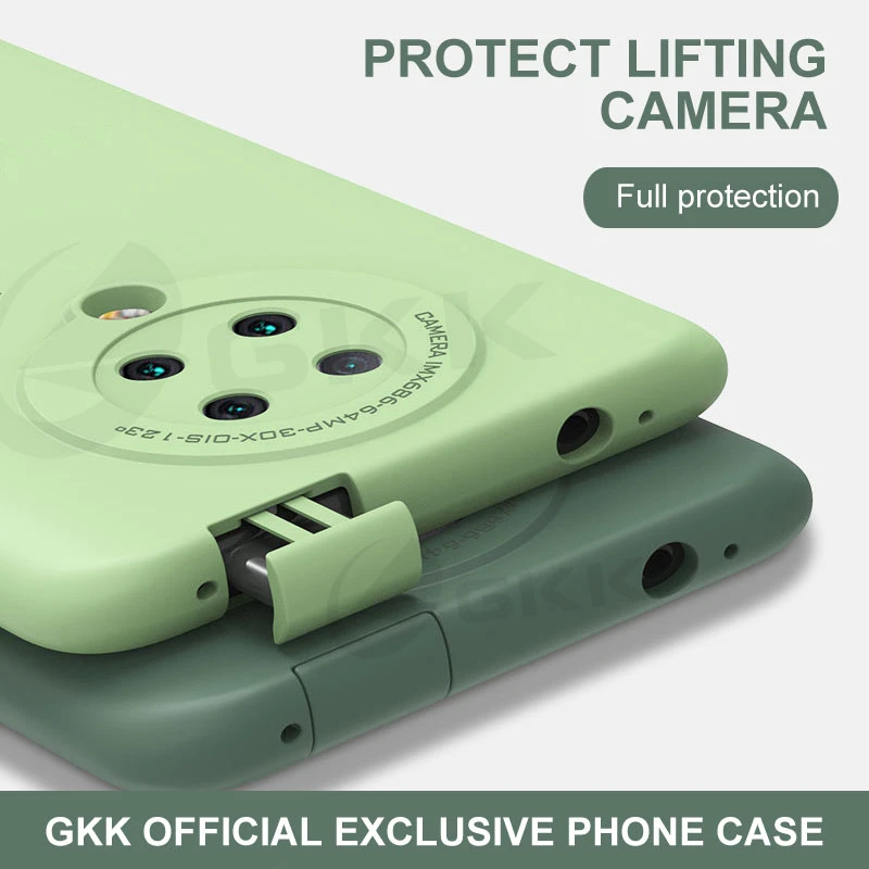 Liquid Silicone Lifting Camera Protection Case For Xiaomi POCO F2 9T Pro Redmi K30 K20 Pro Soft Tpu Cover For Xiaomi Poco F2 Pro