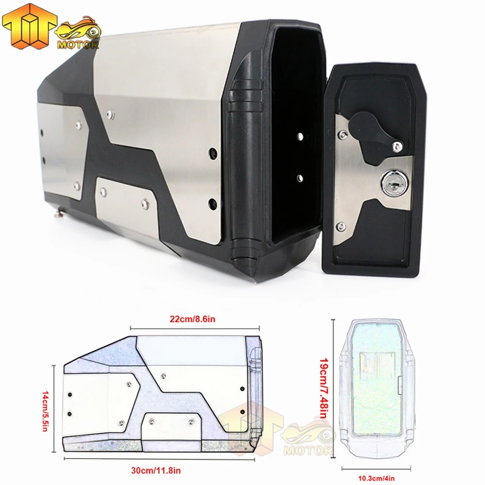 For Bmw R1200gs R1250gs R1200 1250 Gs Adventure Lc F850gs F750gs Motorrad 2018 2019 2020 Left Side Bracket Aluminum Tool Box