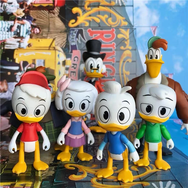 Original Garage Kit Classic Toy Duck Tales Mini Doll Duck Movable Joints Action Figure Collectible Model Loose Toy Gifts