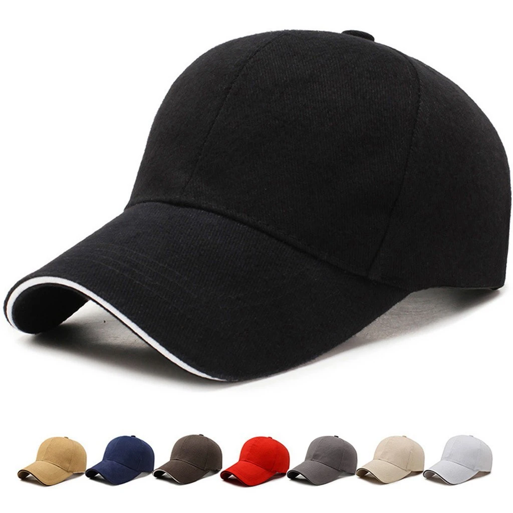 Men's Cotton Classic Baseball Cap Adjustable Buckle Closure Dad Hat Sports Golf Cap Casual Gorras Hip Hop Dad Hats For Men