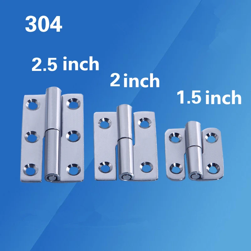 Stainless steel 304 Flag shape ,Detachable hinge , 1.5/2/2.5 inch , for Aluminum doors Bathroom door bathroom Removable hinge