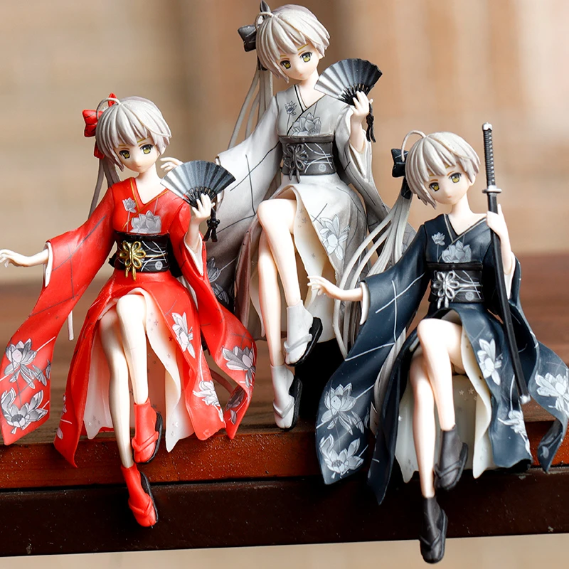 Japan Yosuga no Sora Figure PVC Action Anime Doll Model Toys Kimono Sora Figure car Collection Model Toy for girl gift