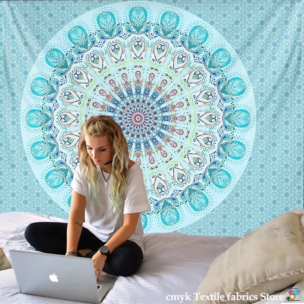 Mandala Sun And Moon Tapestry Art Wall Hanging Hippie Wall Rugs Dorm Decor Blanket Home Decor Tapestry