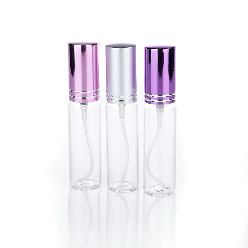 10pcs/lot Mini 5ml 10ml Travel Portable Glass Perfume Bottle Spray Bottles Sample Empty Containers atomize Refillable Bottles