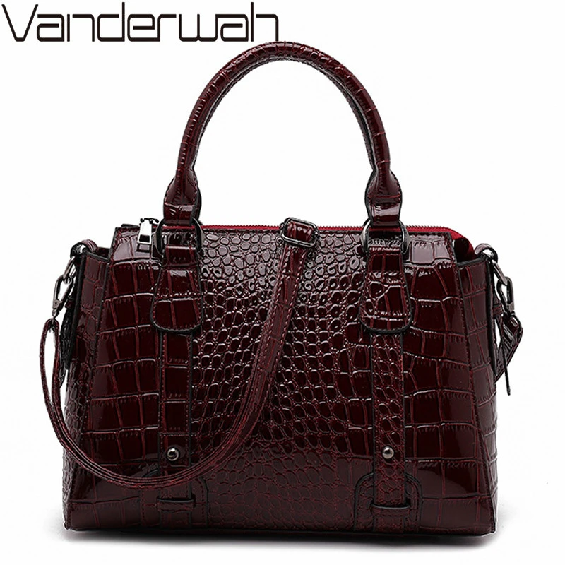 2021 Winter Big Shoulder Bag Luxury Handbags Women Bags Designer Large Capacity Women Tote Female Crocodile pattern Hand Bags