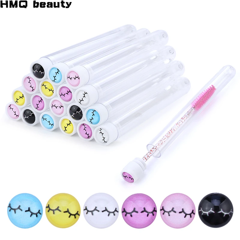 Reusable Eyebrow Brush Tube Disposable Eyelash Brush Eyebrow Brush With New Eelash Resin Drill Replaceable Makeup Brushes