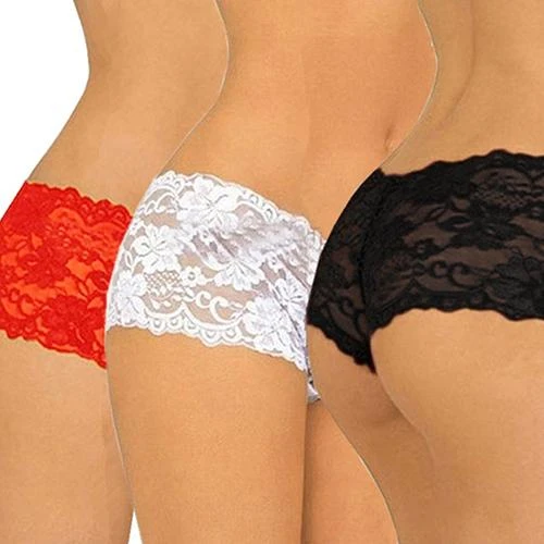Hot Sale Sexy Lace Panties Women Fashion Lingeries Floral Seamless Panty Briefs Boxer-Shorts Women Underwear Low Waist Underwear