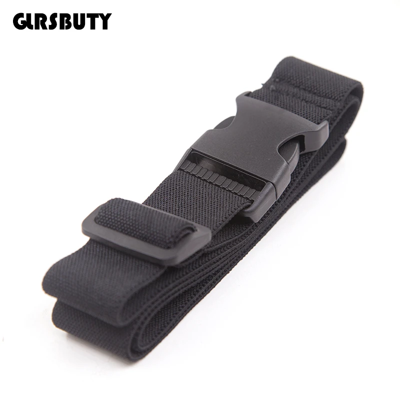 Women Elastic Belt  Adjustable Men Wide Waist Belt with Plastic Plugging Buckle Quick-Release Shirt  Stay Waistband for Fitness