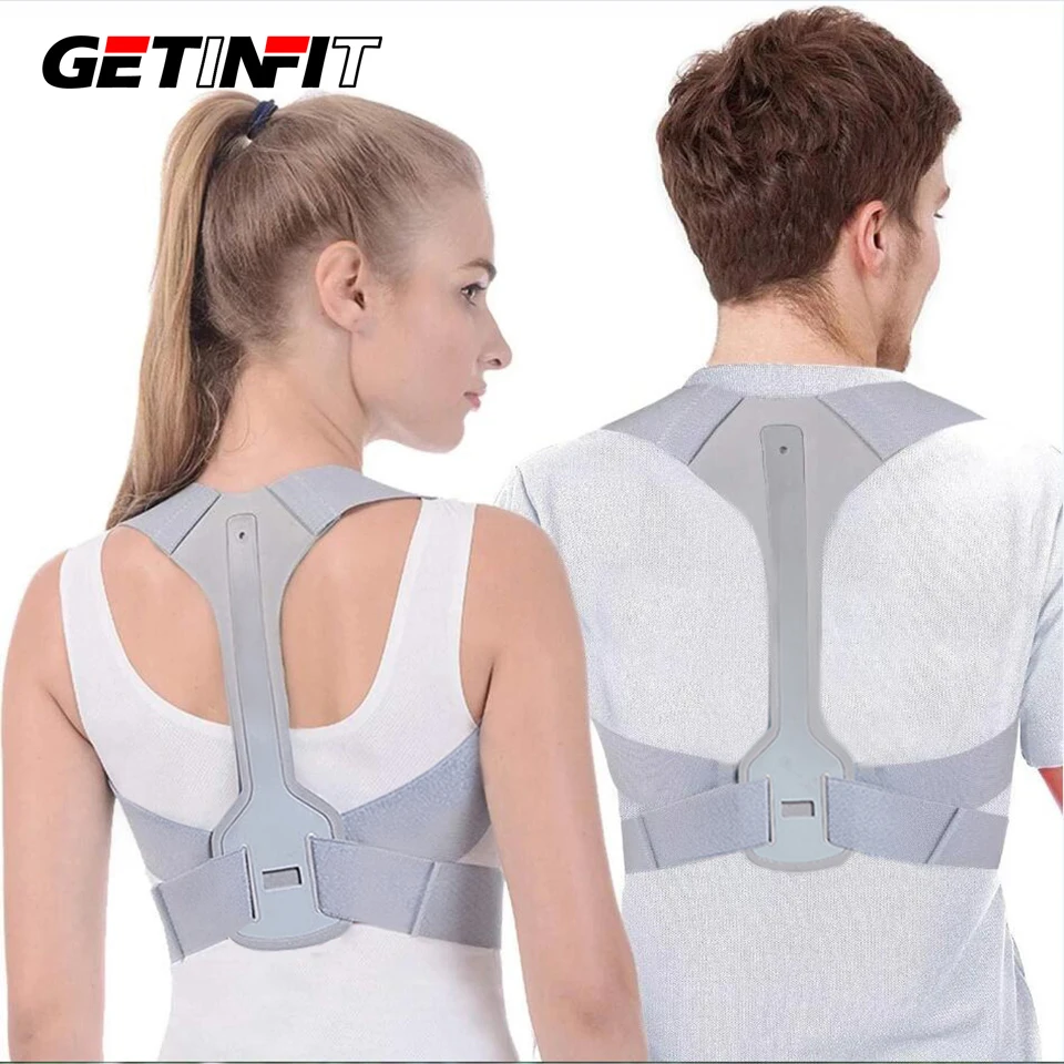 Getinfit Adjustable Posture Corrector Back Shoulder Straighten Orthopedic Brace Belt For Clavicle Spine Back Support Pain Relief