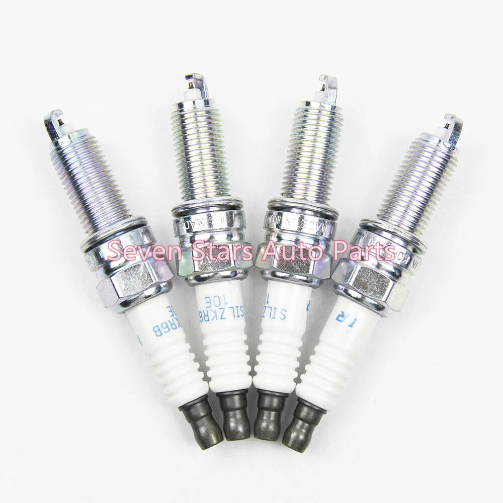 4 PCS Iridium 18846-10060 1884610060 SILZKR6B10E Spark Plug for Hyundai Accent Kia Rio Soul 1.6