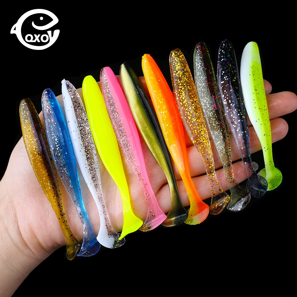 50 Pcs/Lot 7cm 10cm Soft Lure Shad Wobbler Silicone Bait Sea Worm Swimbait Streamer Silicone Lure spinnerbait  accessories