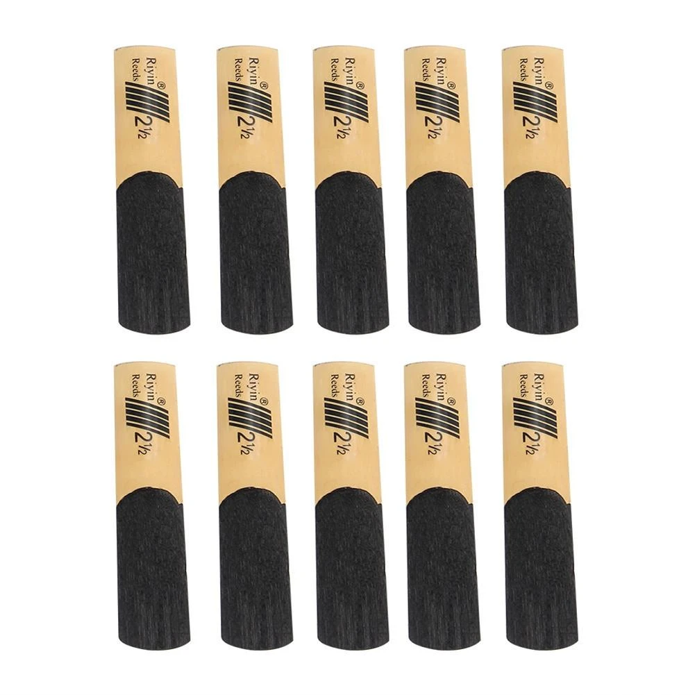 10pcs Clarinet Reeds Set with Strength 1.5/2.0/2.5/3.0/3.5/4.0 Wind Instrument Reed