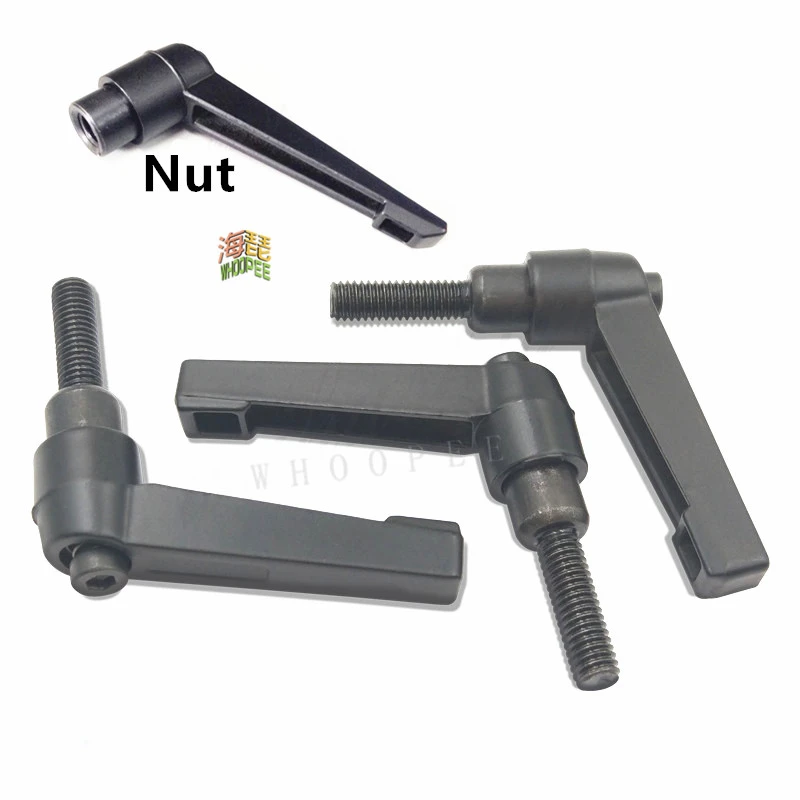 1PC M4 M5 M6 M8 M10 M12 M16 Clamping Lever Machinery Adjustable Handle Locking External Male Thread Knob