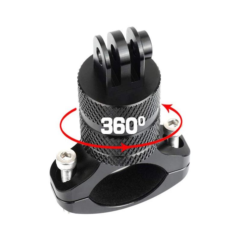 Bicycle Motorcycle Handlebar Aluminum Clamp Holder Tripod Mount for GoPro Hero 9 8 7 6 5 Yi 4K Sjcam Eken for Go Pro Accessory