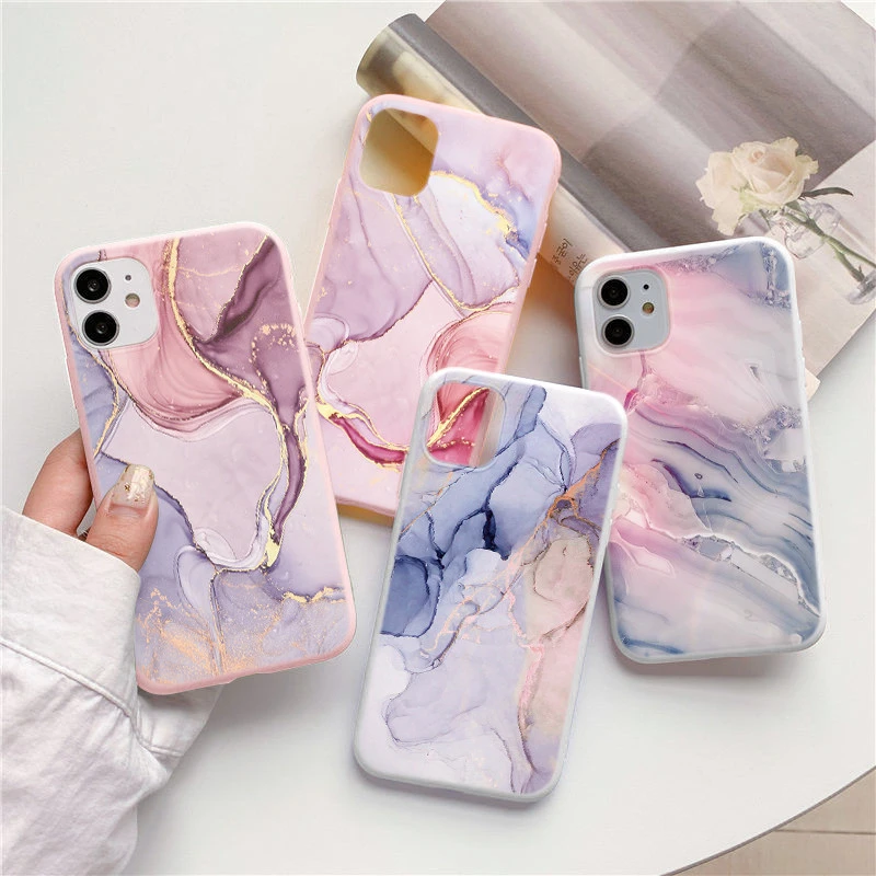 TPU Marble Crack Case For Huawei P30 P20 Pro Mate 10 20 P40 Lite E P Smart 2021 2020 Honor 10i 20i 8X 9X 8A 20 9 10 Lite Cover