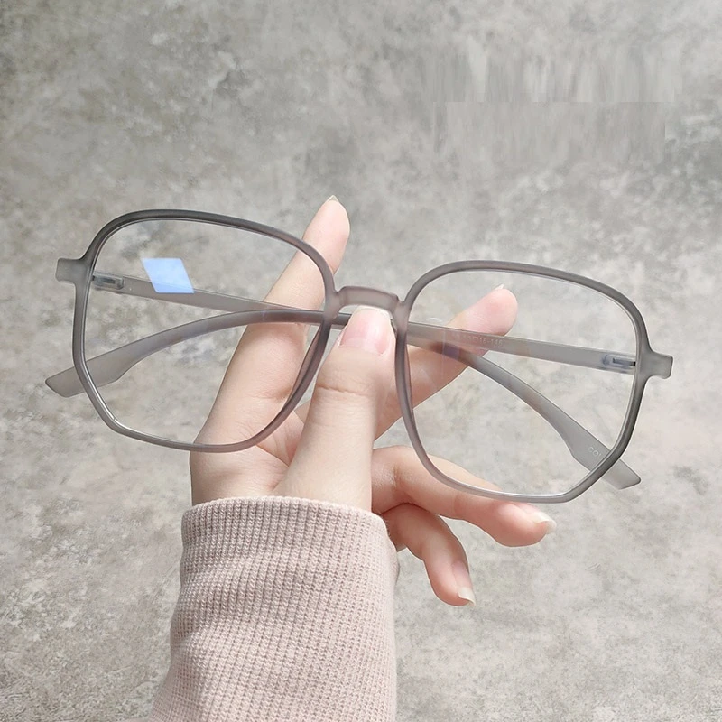 2021 Trends Anti Blue Light Oversized Glasses Computer Women Blue Blocking Gaming  Men Transparen Eyeglasses Spectacles Frame