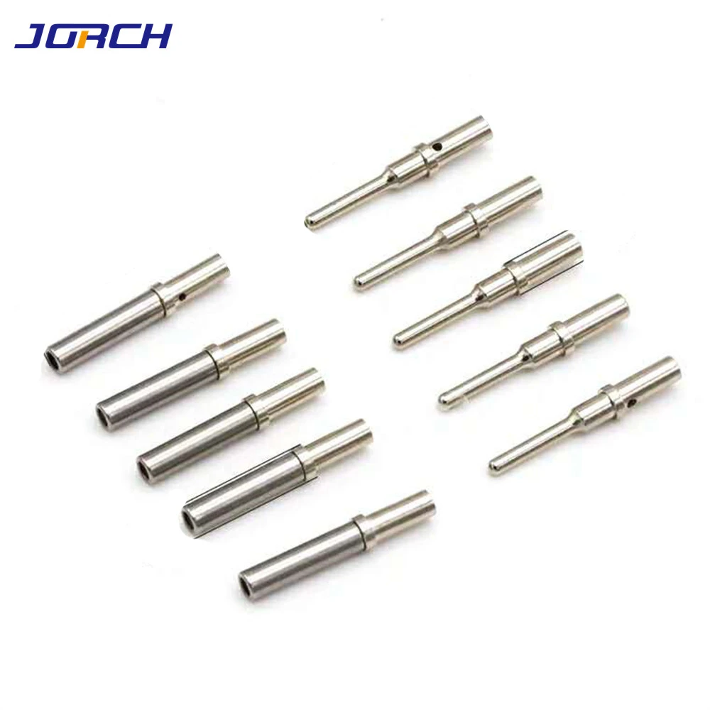 50pcs  DT Series Pin Contact 0462-201-16141 0460-202-16141 Stainless Steel 16-20AWG Deutsch Crimp Solid Terminal Female