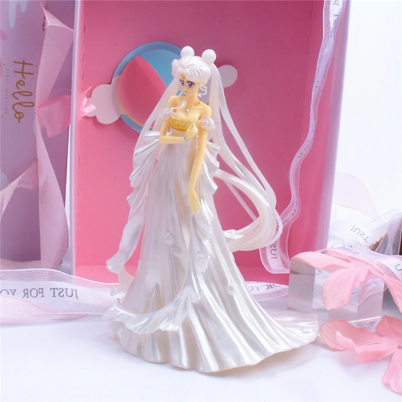 15cm Japan Anime Princess Queen Action Figure PVC Wedding Dress Collection Model Toys