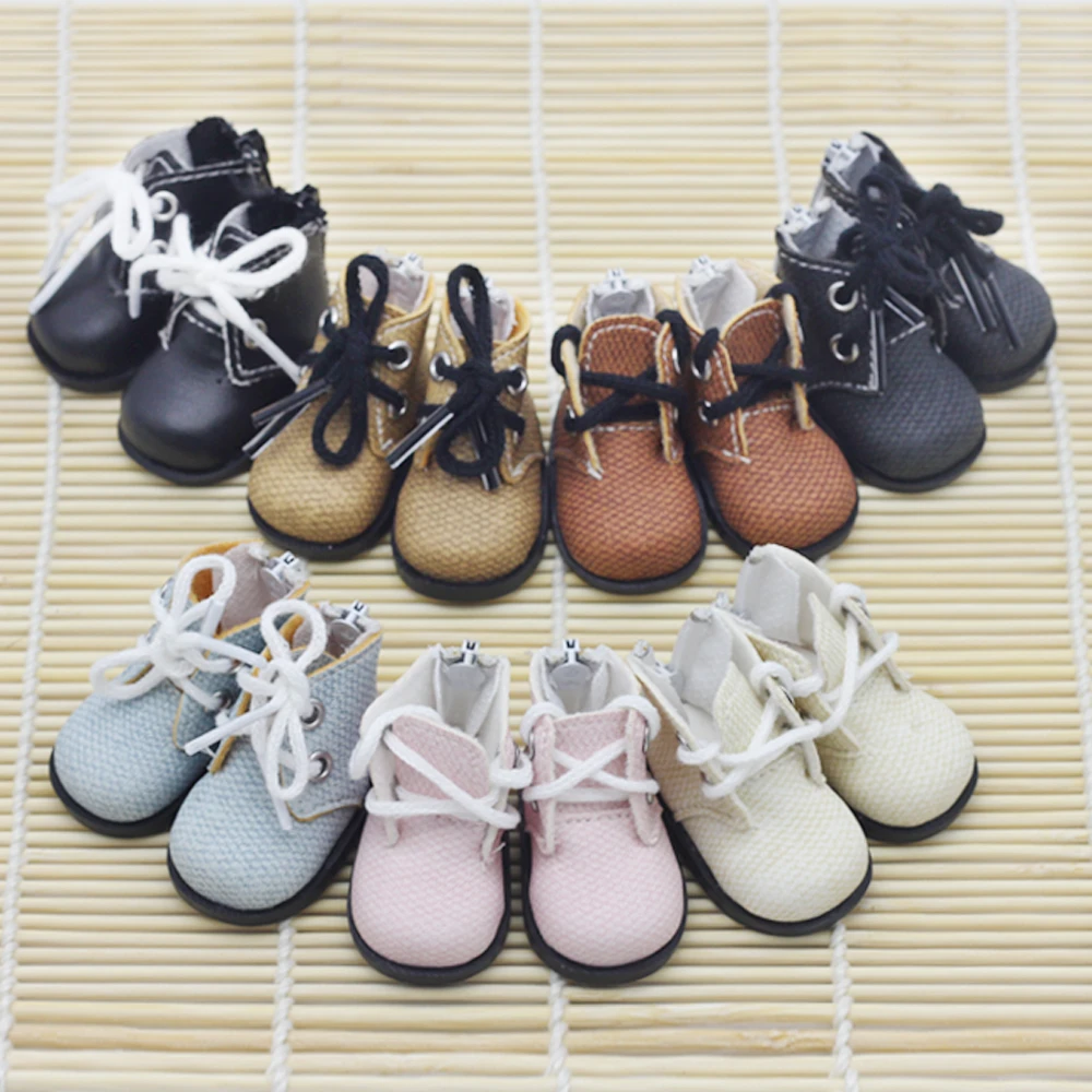 5*2.8cm Shoes For Korea KPOP 15cm 20cm EXO Stars Dolls Toy Boots 1/6 Sneakers Plush Dolls Accessorries Doll Toys