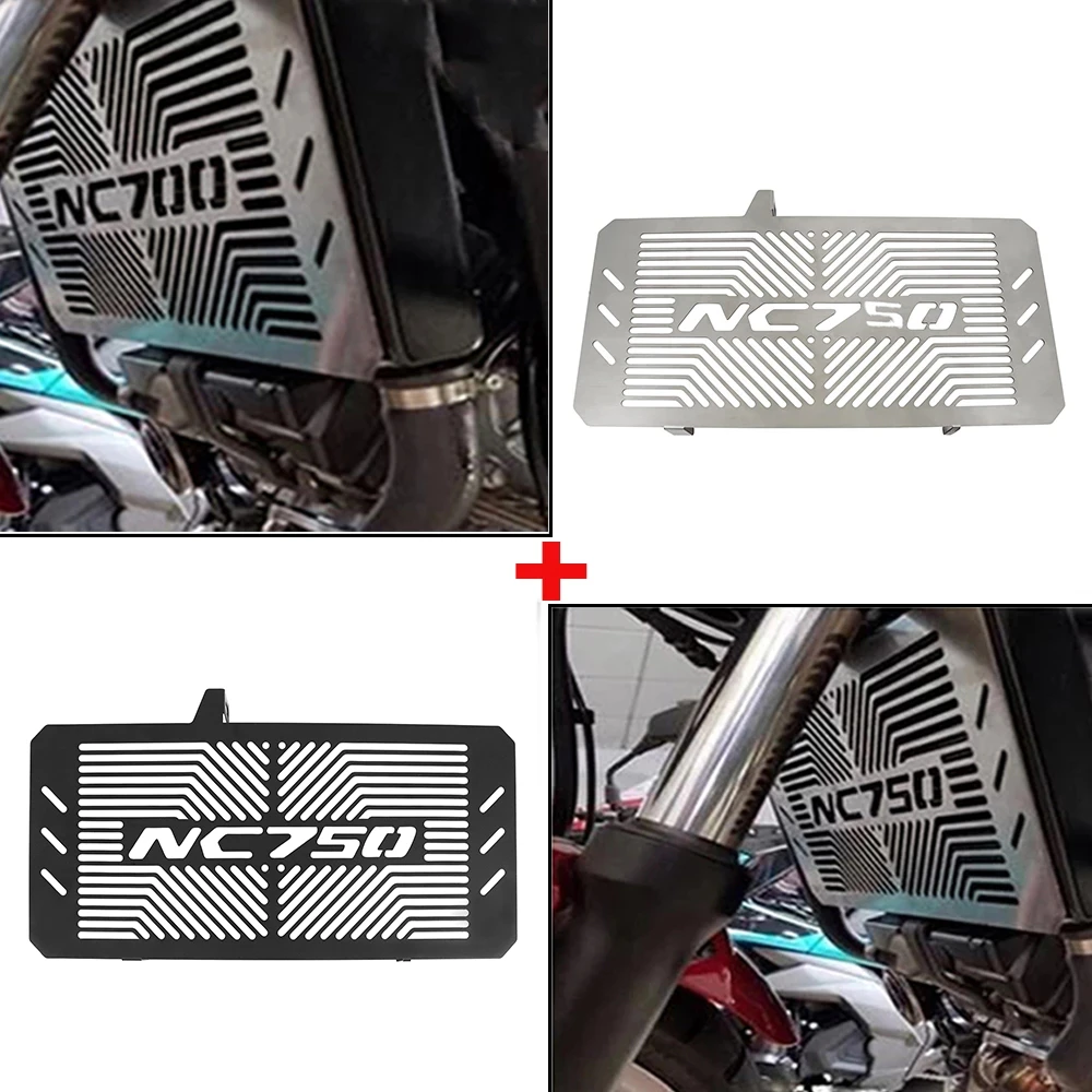For HONDA NC750 NC750S NC750X NC 750S/X NC700 2014-2021 Motorcycle Radiator Guard Grille Grill Cooler Cooling Cover Protection