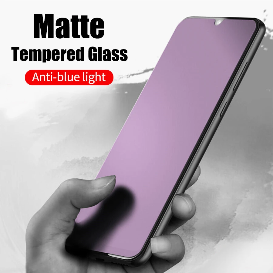 Matte Tempered Glass For Xiaomi MI 10T Pro A3 Redmi Note 7 8 9s 9 K30 Pro Max Screen Protector Redmi 9 9A 9C 8 8A Note 8T Glass