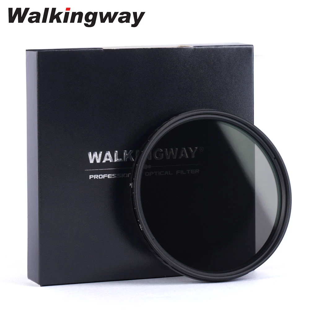 Walkingway Slim Adjustable ND2-400 HD Variable ND Camera Filter 40.5-82mm Filtro Fader Optical Neutral Density Filter for DSLR