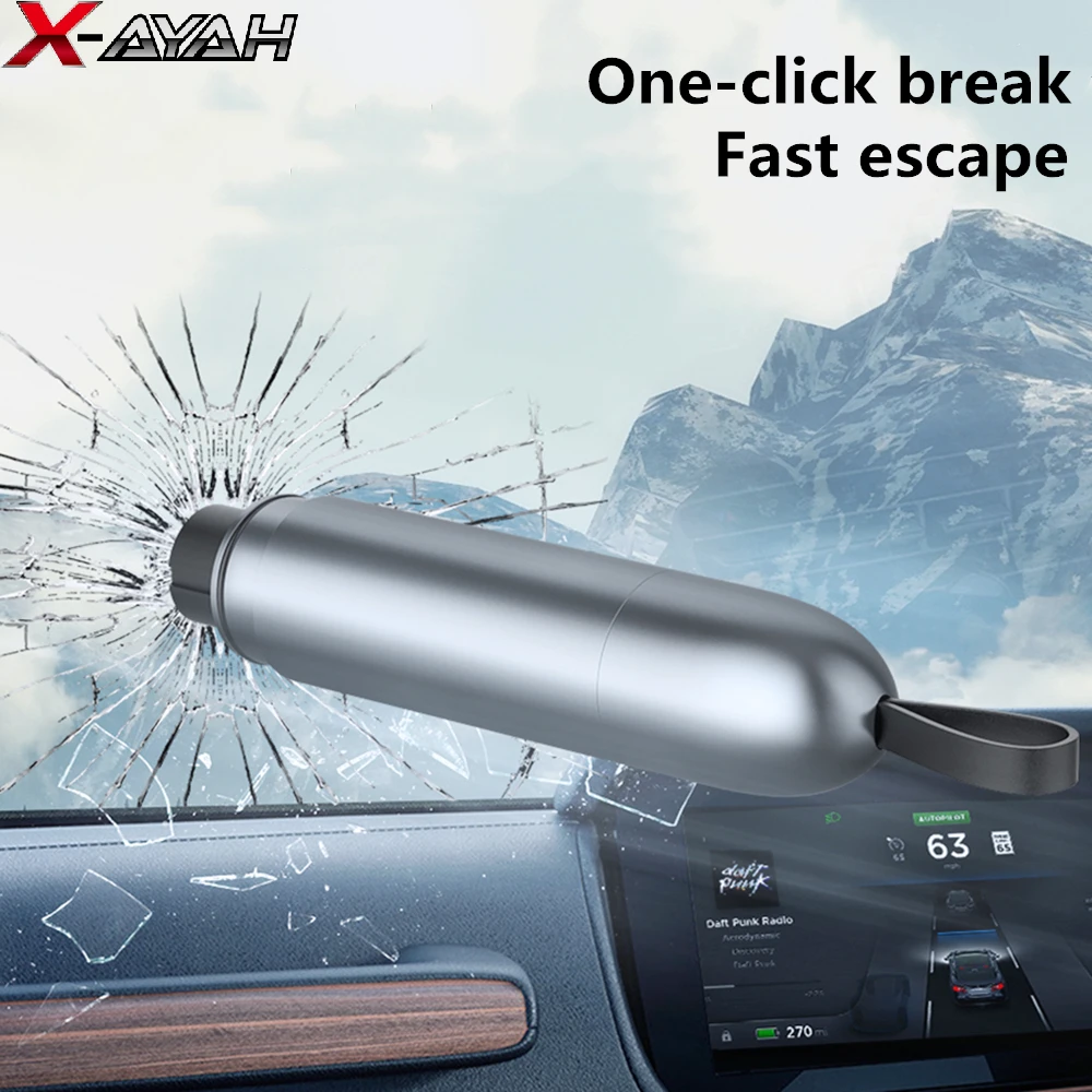Car Safety Hammer Car Emergency Glass Window Breaker Seat Belt Cutter Life-Saving Escape Car Emergency Tool 1s broken Glass