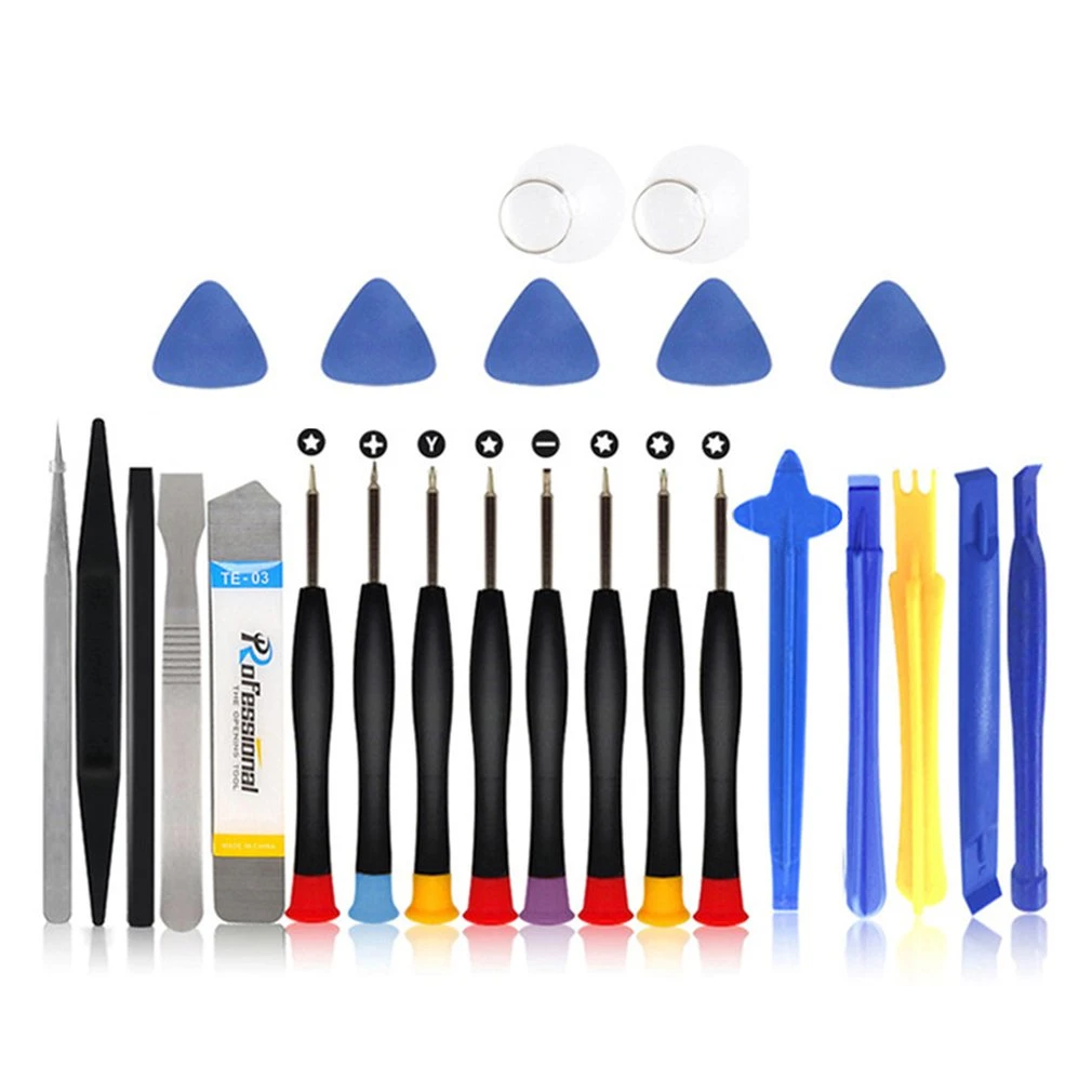 25 in 1 Mobile Phone Repair Tools Kit Spudger Pry Opening Tool Screwdriver Set for iPhone X 8 7 6S 6 Plus 11 Pro XS Hand Tools