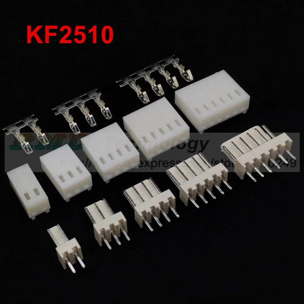 50sets/lot KF2510 -2-12 2510 2.54 mm connector 50pcs Pin header + 50pcs housing + 50sets terminal pin 2.54mm 2,3,4,5,6,7,8-12p