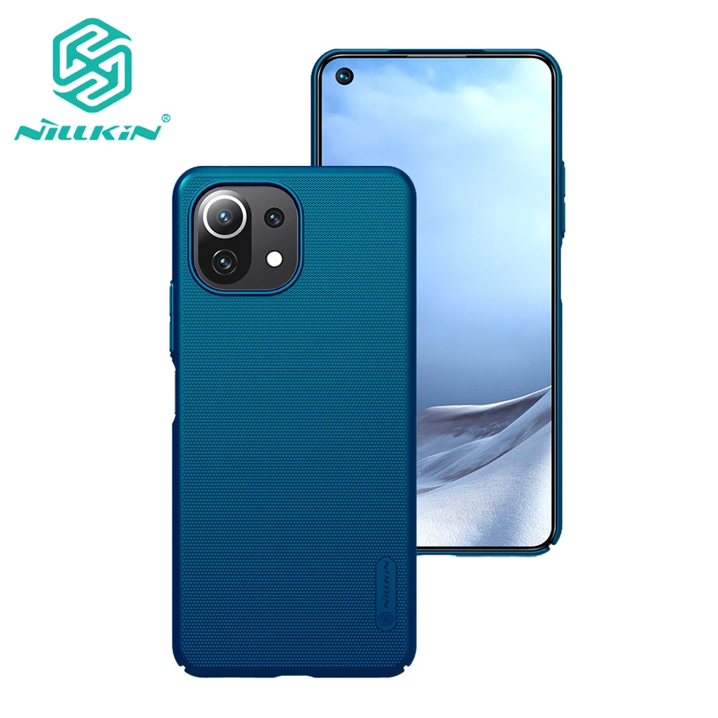 For Xiaomi Mi 11 Lite 5G Case NILLKIN High Quality Super Frosted Shield Case Hard Plastic Back Cover For Xiaomi 11 Lite 4G Case