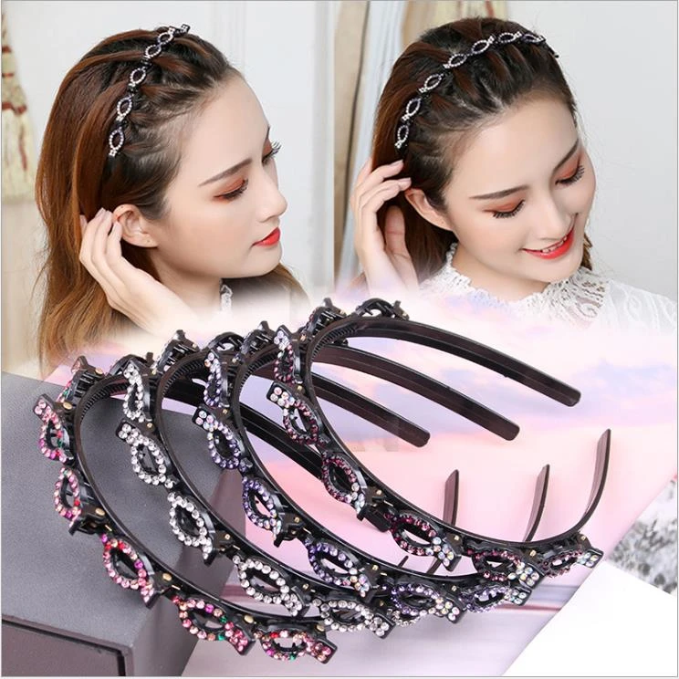 Double Bangs Hairstyle Hairpin Hairband Hair Decoration Clips Hoop Headbands for Women Barrettes Hairstyle Hair Accessories