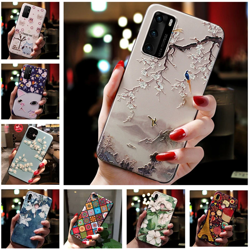 For Samsung S21 Ultra Case Floral Relief Soft Silicone Phone Cover For Samsung Galaxy S21 Ultra Back Cases S21 Plus S 21 S21Plus