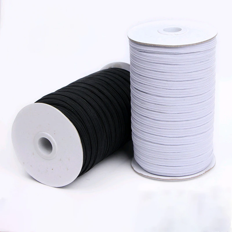 3-14mm Elastic Band Sewing Accessories High Elastico Flat Rubber Band Waist Belt Stretch Rope Craft Clothing Elastique Couture