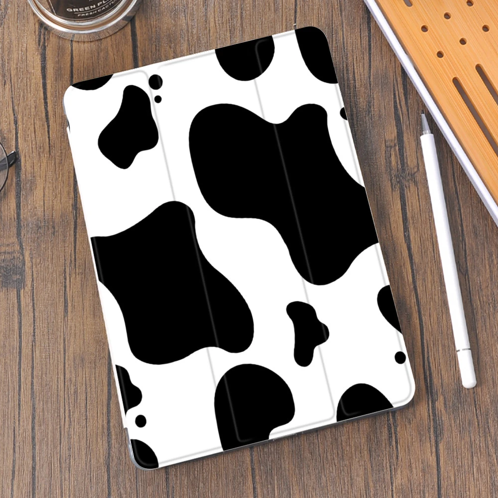 Animal Pattern Cow Silicone Cover for Air 4 iPad Case 2020 Cute With Pencil Holder Air 2 Funda 10.2 8th 7th Pro 11 12.9 Mini 5