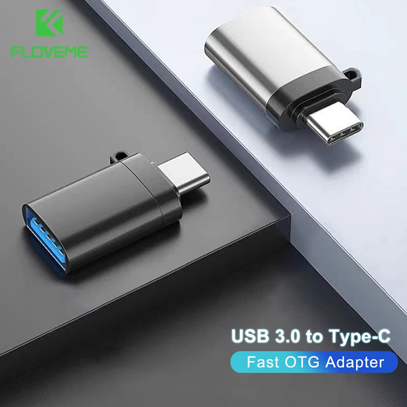 Mini USB to Type C Adapter Fast USB 3.0 OTG Type C Adapter for Phone USB C for Xiaomi Huawei Data Transmission Phone Accessories