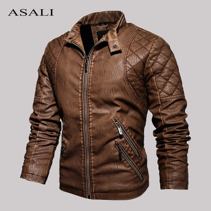 Tactical PU Leather Jacket Men Winter Fleece Warm Military Casual Leahter jackets Male Slim Fit Motorcycle Windbreaker Outwear